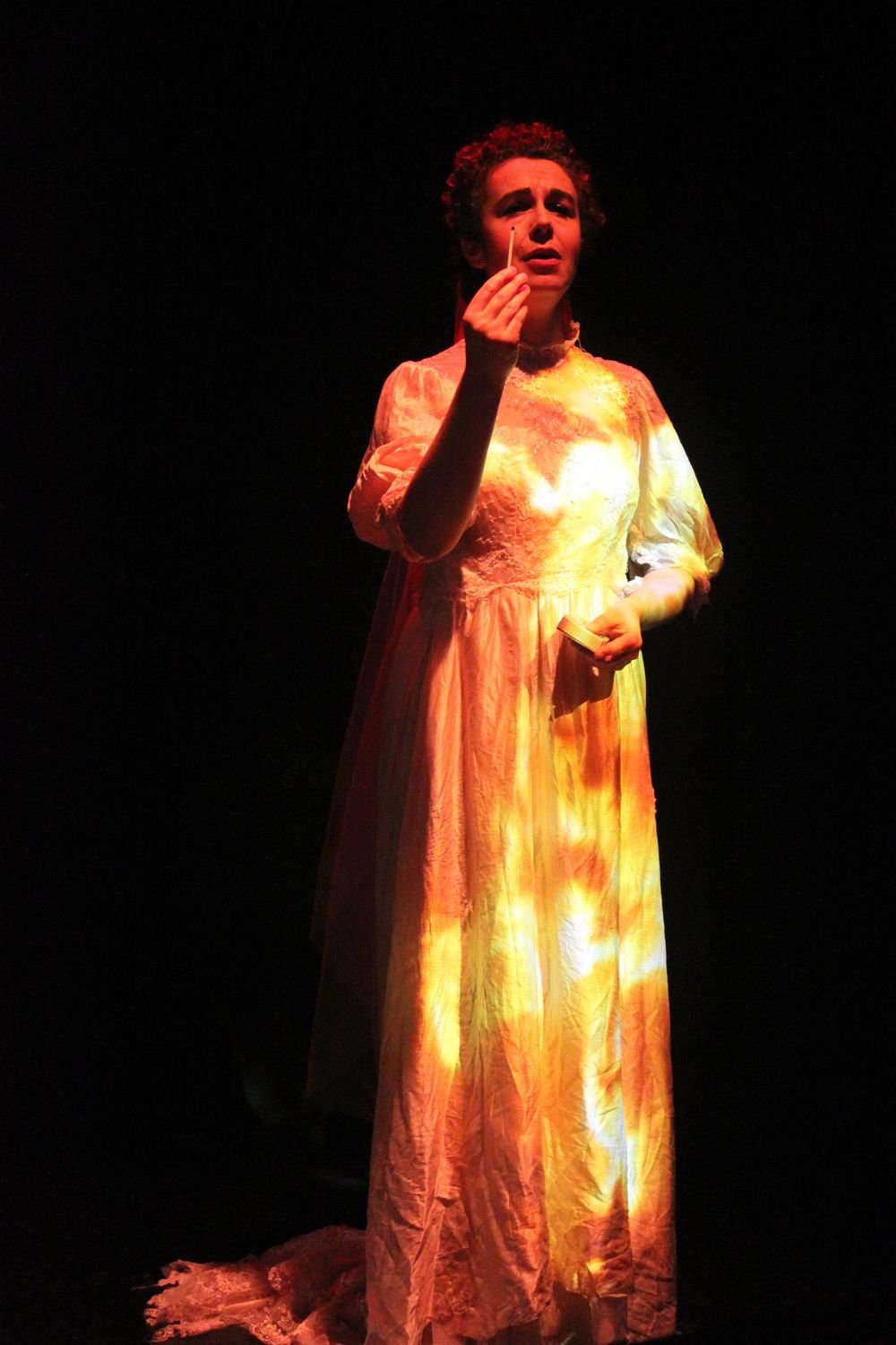 Marie Vassiliou in The Lady of Satis House, a one-woman opera by Jacques Cohen