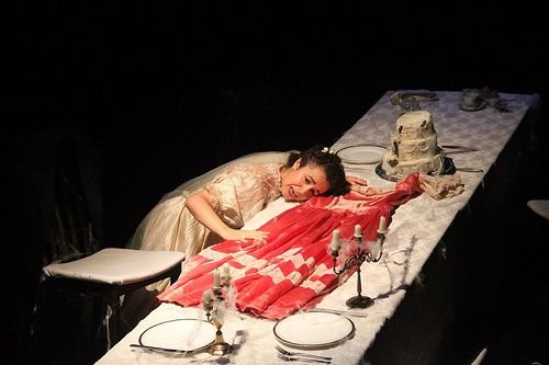 Marie Vassiliou in The Lady of Satis House, a one-woman opera by Jacques Cohen