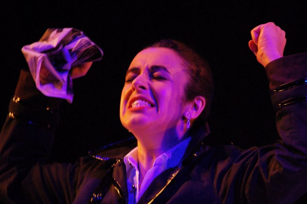 Marie Vassiliou as Aashi in Errollyn Wallen's opera Yes, at ROH2